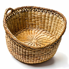 empty wicker basket