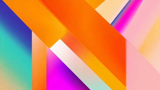 tennessine. Abstract geometric shapes in gradient colors, representing digital network and connectivity. product launch decks, UI/UX mockups, designed for product launches and innovation pitches.