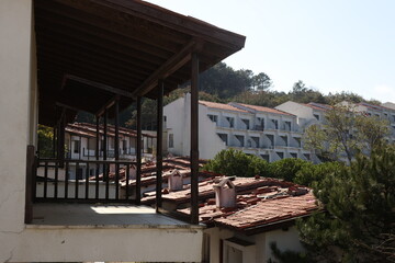 An abandoned hotel with sea views located on the coastal part of Beykoz Riva.