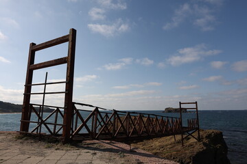 An abandoned hotel with sea views located on the coastal part of Beykoz Riva.