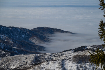 winter mountain landscape