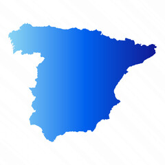 Obraz premium Gradient Simple Spain Map Background