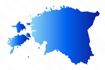 Fototapeta premium Gradient Simple Estonia Map Background