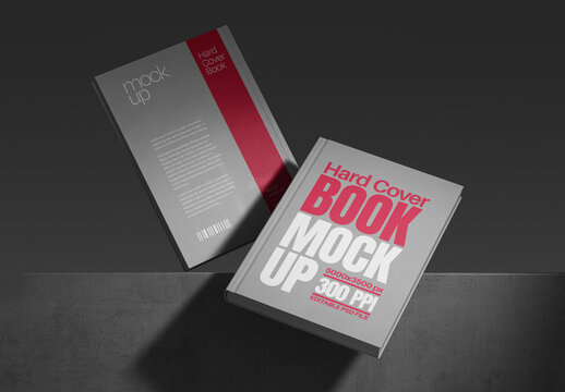 Hardcover Book Mockup for Publishing and Editorial Design