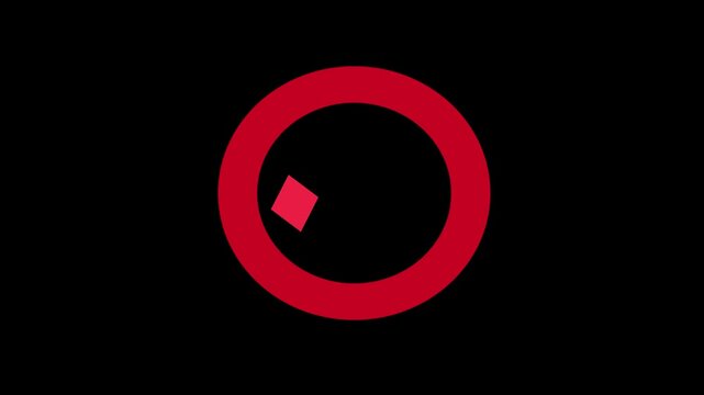 tik mark icon animation. black background check mark