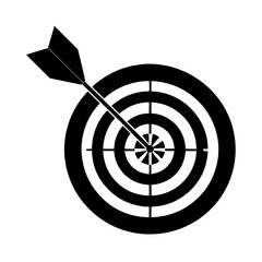 dartboard target simple design vector illustration.