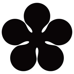 家紋です。光琳梅鉢といいます