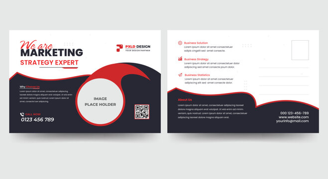 Corporate Postcard Template Design