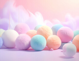 Fluffy Pastel Rhythm &ndash; Calm Background for Kids Content