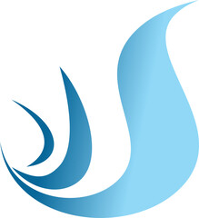 abstract blue background with waves