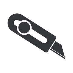 Isolated pictogram of paper cutter, essential stationery tool for school and office use, symbolizing precision, efficiency, safety, and organized productivity.
