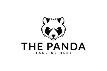panda logo icon vector illustration