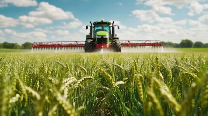 Obraz premium Farming Equipment in Field