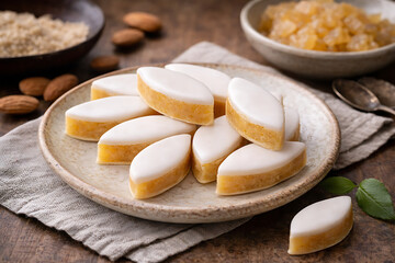 Traditional Calisson d&rsquo;Aix almond candy