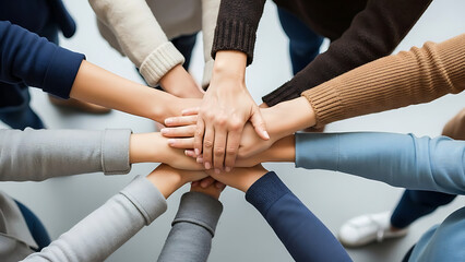 Team Unity Hands Together