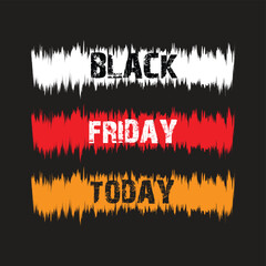 T-shirt Design black Friday today