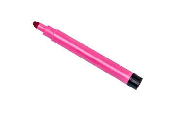 Felt Tip Pen. Marker pen. Pink Felt-Tip Pen isolated on a white background.