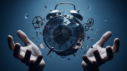 Clock in Hands