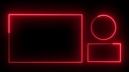 Subscribe button and outro for gaming and video channels Youtube End screen animation.End screen animation. neon glowing end screen 4k animation.