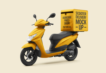 Delivery Bike Mockup