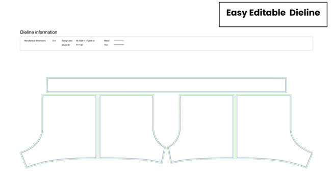 jersey shorts dieline template box dieline die lines packaging custom dieline  box cardboard box dieline pizza box dieline printable product packaging layout,