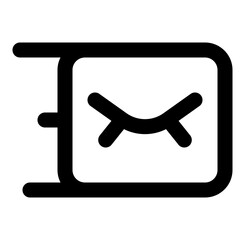 communication outline icon set