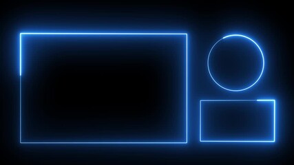 Subscribe button and outro for gaming and video channels Youtube End screen animation.End screen animation. neon glowing end screen 4k animation.