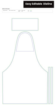 striped apron dieline template box dieline die lines packaging custom dieline  box cardboard box dieline pizza box dieline printable product packaging layout,
