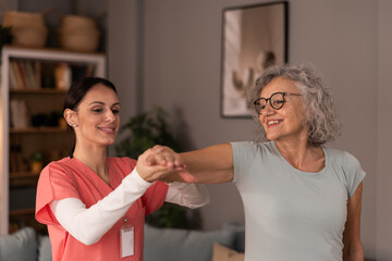 Fototapeta premium Physical Injury Recovery At Home