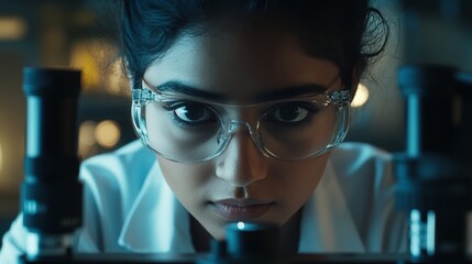 Scientist at work in lab
