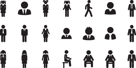 Diverse group of people in business and casual settings