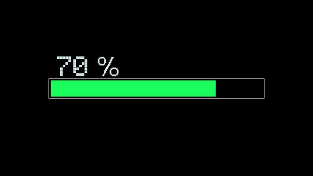Loading bar Animation Neon
