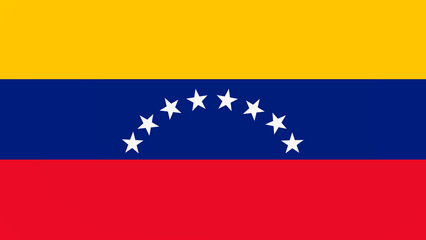 Illustration image of Venezuelan flag - 3D rendering