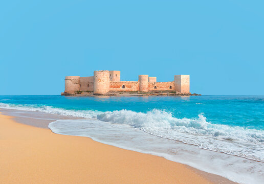 The maiden's castle (Kız Kalesi) Mersin Turkey