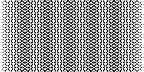 Halftone triangles pattern. Abstract geometric gradient background. Vector illustration