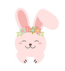 Cute Easter Bunny Vector