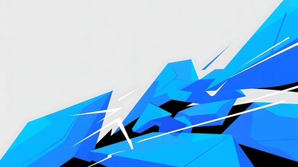 abstract blue background with arrows