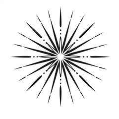 Obraz premium Set of hand-drawn fireworks and sparklers illustrations in sketch style for celebration designs.Golden firework vector banner with hand drawn exploding starbursts and festive sparkles