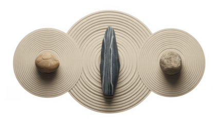 Clay plate set with knife and dough ceramic plate isolated on a transparent background