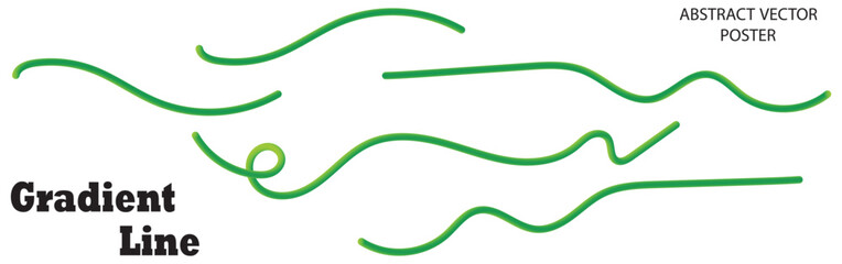 Color Wave Line Shapes Abstract Pattern. Abstract Gradient Color Pattern. Vector Spiral Rainbow Color Ribbons Isolated on a White Background. Vector Rainbow Gradient Ribbons. 