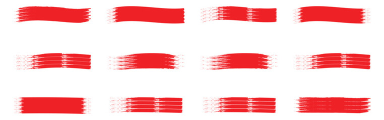 Creative vector illustration of stain strokes, hand drawn yellow highlight . Highlighter brush set.  Vector highlighter graphic stylish element. Vector hand drawn graphic stylish element. 