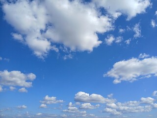 blue sky with clouds