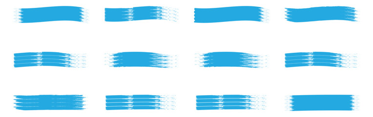 Hand drawn grunge lines on chalkboard background can be used as art brushes.  Line underline brush pencil pen marker paint stroke.  Crayon texture smears, hand drawn chalk strokes. 