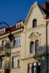 Restored historical German buildings in Kaliningrad