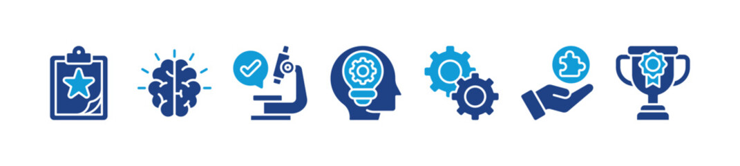 Banner innovation concept with icons
