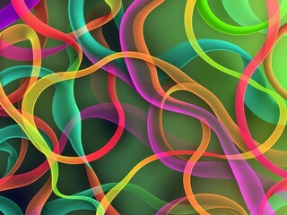 Interlocking organic lines create a flowing, natural texture,  lines,  abstract