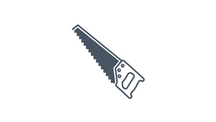 Fototapeta premium Hand Saw Tool Illustration Graphic Design.