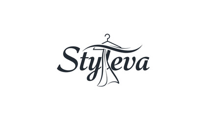 Fototapeta premium Styleva Logo Design with Hanger Element.