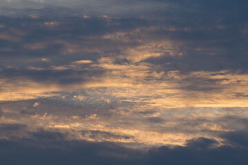 自然　風景　夕方