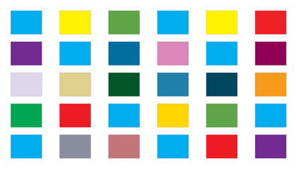 Fototapeta premium Colorful square shapes pattern design